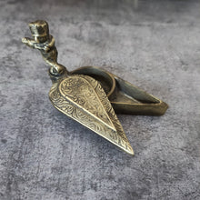 Load image into Gallery viewer, Antique Brass Miniature Brass Kumkum Box
