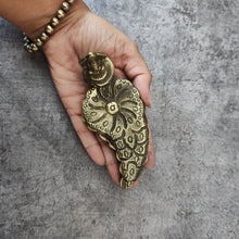 Load image into Gallery viewer, Antique Brass Miniature Brass Kumkum Box