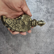Load image into Gallery viewer, Antique Brass Miniature Brass Kumkum Box
