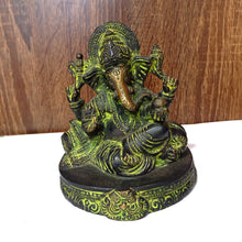 Load image into Gallery viewer, Mangalkari Charbhuja Ganpati Statue God Idol Size 11 x 8.5 x 11.5 cm
