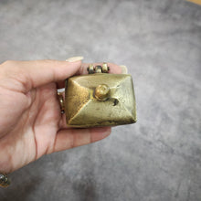 Load image into Gallery viewer, Antique Brass Trinket knob Box (Not a Set)