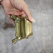 Load image into Gallery viewer, Antique Brass Trinket Box - Two Unique Indian Boxes (Not a Set)