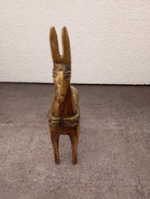 Load image into Gallery viewer, Vintage Brass Tribal Horse Figurine