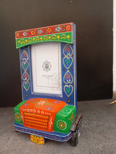 Load image into Gallery viewer, Desi Truck Wooden Photo Frame: A Charming Home Accent and Gift