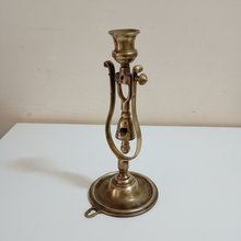 Load image into Gallery viewer, Vintage Brass Candlestick Holders