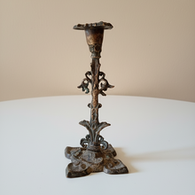 Load image into Gallery viewer, Antique Style Taper Candlestick Holder
