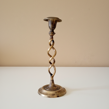 Load image into Gallery viewer, Vintage Brass Candlestick Holder