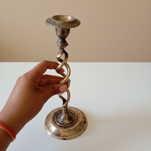 Load image into Gallery viewer, Vintage Brass Candlestick Holder