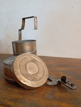 Load image into Gallery viewer, Vintage Three Tier Brass Tiffin Box