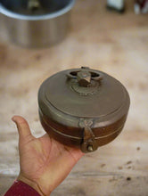 Load image into Gallery viewer, A Taste of Tradition: Antique Brass Chapati Container - Style It by Hanika