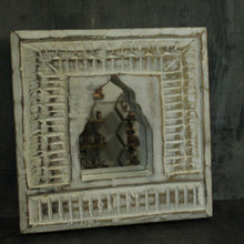 Load image into Gallery viewer, Antique Inspired Handcrafted Wooden Rustic Mirror Indian Jharokha - Style It by Hanika