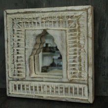 Load image into Gallery viewer, Antique Inspired Handcrafted Wooden Rustic Mirror Indian Jharokha - Style It by Hanika