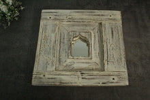 Load image into Gallery viewer, Antique Inspired Handcrafted Wooden Rustic Mirror Indian Jharokha - Style It by Hanika