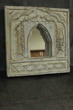 Load image into Gallery viewer, Antique Inspired Handcrafted Wooden Rustic Mirror Indian Jharokha - Style It by Hanika