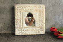 Load image into Gallery viewer, Antique Inspired Handcrafted Wooden Rustic Mirror Indian Jharokha - Style It by Hanika
