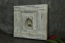Load image into Gallery viewer, Antique Inspired Handcrafted Wooden Rustic Mirror Indian Jharokha - Style It by Hanika