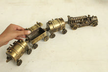 Load image into Gallery viewer, Antique Vintage Brass dribbler toy train for Mukhwas - Style It by Hanika