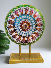 Load image into Gallery viewer, Artisanal Elegance: Handcrafted Iron Circle Standee Tealight Holder - Style It by Hanika