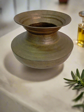 Load image into Gallery viewer, Beautiful Vintage Brass Chari / Oil or Ghee Vessel - Style It by Hanika