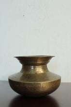 Load image into Gallery viewer, Beautiful Vintage Brass Chari / Oil or Ghee Vessel - Style It by Hanika