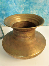 Load image into Gallery viewer, Beautiful Vintage Brass Chari / Oil or Ghee Vessel - Style It by Hanika