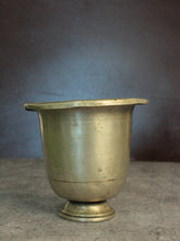 Load image into Gallery viewer, Beautiful Vintage Brass Footed Glass - Style It by Hanika