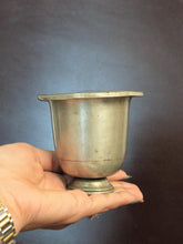 Load image into Gallery viewer, Beautiful Vintage Brass Footed Glass - Style It by Hanika