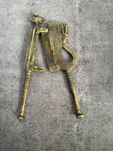 Load image into Gallery viewer, Beautiful Vintage Brass Mughal Indian Betel Nut Cutter, Mid 19th Century (Length - 23") - Style It by Hanika