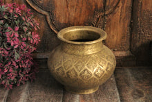 Load image into Gallery viewer, Beautiful Vintage Brass Water Pot - Style It by Hanika