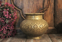 Load image into Gallery viewer, Beautiful Vintage Brass Water Pot - Style It by Hanika