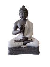 Load image into Gallery viewer, Buddha Statue | Meditating Buddha Statue with Mala Beads | Spiritual Home Decor | Yoga Studio Art - Style It by Hanika