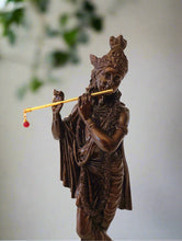Load image into Gallery viewer, Divine Cold Cast Krishna Flute Statue | Handcrafted Religious Figurine | Spiritual Home Decor Gift | Hindu Deity Statue - Style It by Hanika