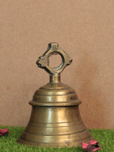 Load image into Gallery viewer, Echoes of Tradition: Antique Brass Temple Bell - Style It by Hanika