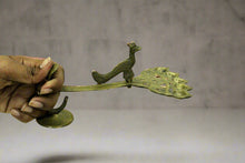 Load image into Gallery viewer, Elegance of the Peacock Brass Panch Aarti Diya - Style It by Hanika