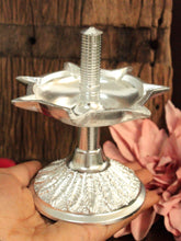 Load image into Gallery viewer, Elegant Metal Pooja Stand: Enhance Your Spiritual Space with Deepak's Creation - Style It by Hanika
