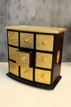 Load image into Gallery viewer, Exquisite Handcrafted 9-Drawer Box with Brass Fittings - Style It by Hanika