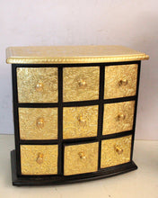 Load image into Gallery viewer, Exquisite Handcrafted 9-Drawer Box with Brass Fittings - Style It by Hanika