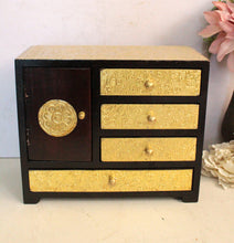 Load image into Gallery viewer, Exquisite Handcrafted Brass-Fitted 4 Drawer 1 Door Box - Style It by Hanika