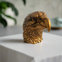 Load image into Gallery viewer, Golden Eagle Head Pen Holder, Desk Organizer - Style It by Hanika