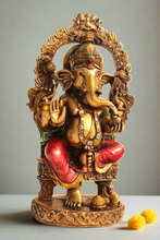 Load image into Gallery viewer, Handcrafted Lord Ganesh Idol | Fine Carving by Tribal Artisans | Ganpati Statue for Home Décor & Gifting - Style It by Hanika