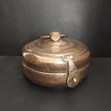 Load image into Gallery viewer, A Taste of Tradition: Antique Brass Chapati Container