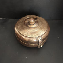 Load image into Gallery viewer, A Taste of Tradition: Antique Brass Chapati Container