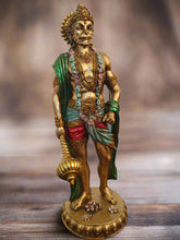 Load image into Gallery viewer, Majestic Poly Resin Standing Hanuman Ji Statue - Style It by Hanika