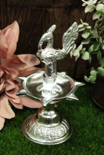 Load image into Gallery viewer, Metal Peacock Deepak: Illuminate Your Daily Pooja and Festive Celebrations - Style It by Hanika