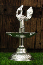 Load image into Gallery viewer, Metal Peacock Deepak: Illuminate Your Daily Pooja and Festive Celebrations - Style It by Hanika