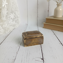 Load image into Gallery viewer, Antique Brass Trinket Box - Two Unique Indian Boxes (Not a Set)