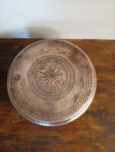 Load image into Gallery viewer, The Keeper's Trove: Vintage Carved Brass Container (Katordan) - Style It by Hanika