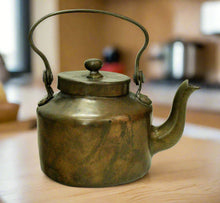 Load image into Gallery viewer, Vintage Brass Kettle / Tea Pot - Style It by Hanika