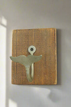 Load image into Gallery viewer, Vintage Wall Hook with Brass Whale Tail Hook Hanger - Style It by Hanika