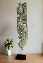 Load image into Gallery viewer, Vintage Wooden Distressed Hand Carved Bracket Standee (85cm) - Style It by Hanika